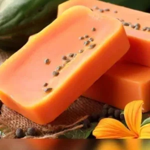 GlowMe Herbal Papaya Soaps - Handmade Organic Soaps -100 pcs