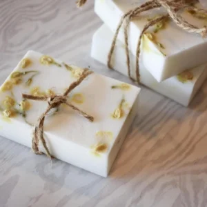 GlowMe Herbal Jasmine Soaps - Handmade Organic Soap-100pcs